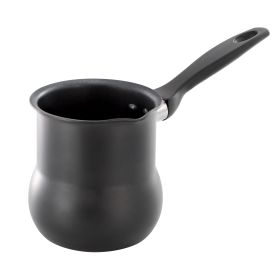 Better Chef 0.45 Quart Aluminum Nonstick Turkish Coffee Warmer in Black with Cool Touch Handle