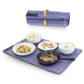 MegaChef 23x15.75 Inch Silicone Warming Mat with Variable Temperature Settings & Digital Display