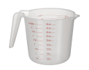4 Cup PP Plastic Measuring Cup, 32 oz, Clear PACK OF 5