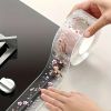 Decorative Waterproof Gap Sealant â€“ Floral Design Self-Adhesive Tape for Sink Edges & Countertops (2 Rolls, Easy Installation)