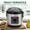 8-Cup Digital Rice Cooker & Food Steamer with Bonded GraniteÂ® Nonstick Ceramic