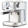 20 Bar Professional Espresso Machine with Milk Frother, Single & Double Shot, ESE Pod Compatible, Visual Temperature and Pressure Display