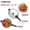 3 Piece Aluminum Nonstick Frying Pan Set, Black