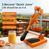 Household Multifunctional Slow Juicer, High-Nutrition Juice Extraction, Easy to Clean, Silver/Orange Optional