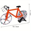Fun-Shaped Pizza & Cookie Cutter â€“ Bicycle-Themed Stainless Steel Tool for Kids & Adults