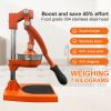 Household Multifunctional Slow Juicer, High-Nutrition Juice Extraction, Easy to Clean, Silver/Orange Optional